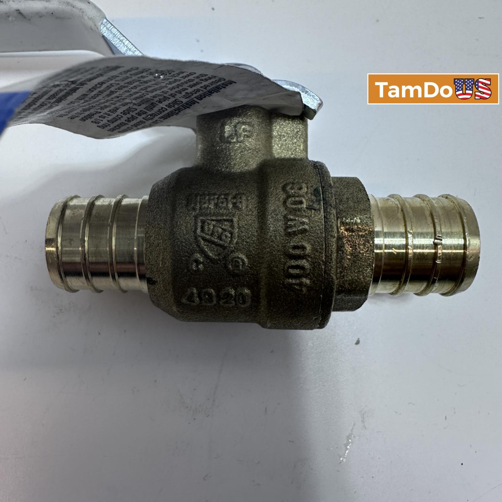 WATTS 3/4" LFM-760-PEX Full Port Brass Ball Valve 400 psi WOG - Photo 6