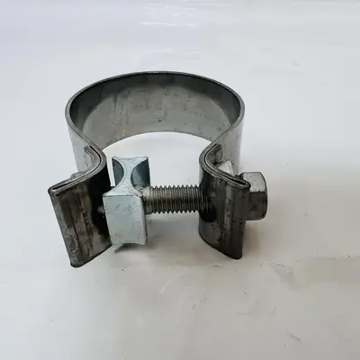 Lot of 3 Single Bolt Stack Pipe Clamps at Fasteners & Hardware in new condition