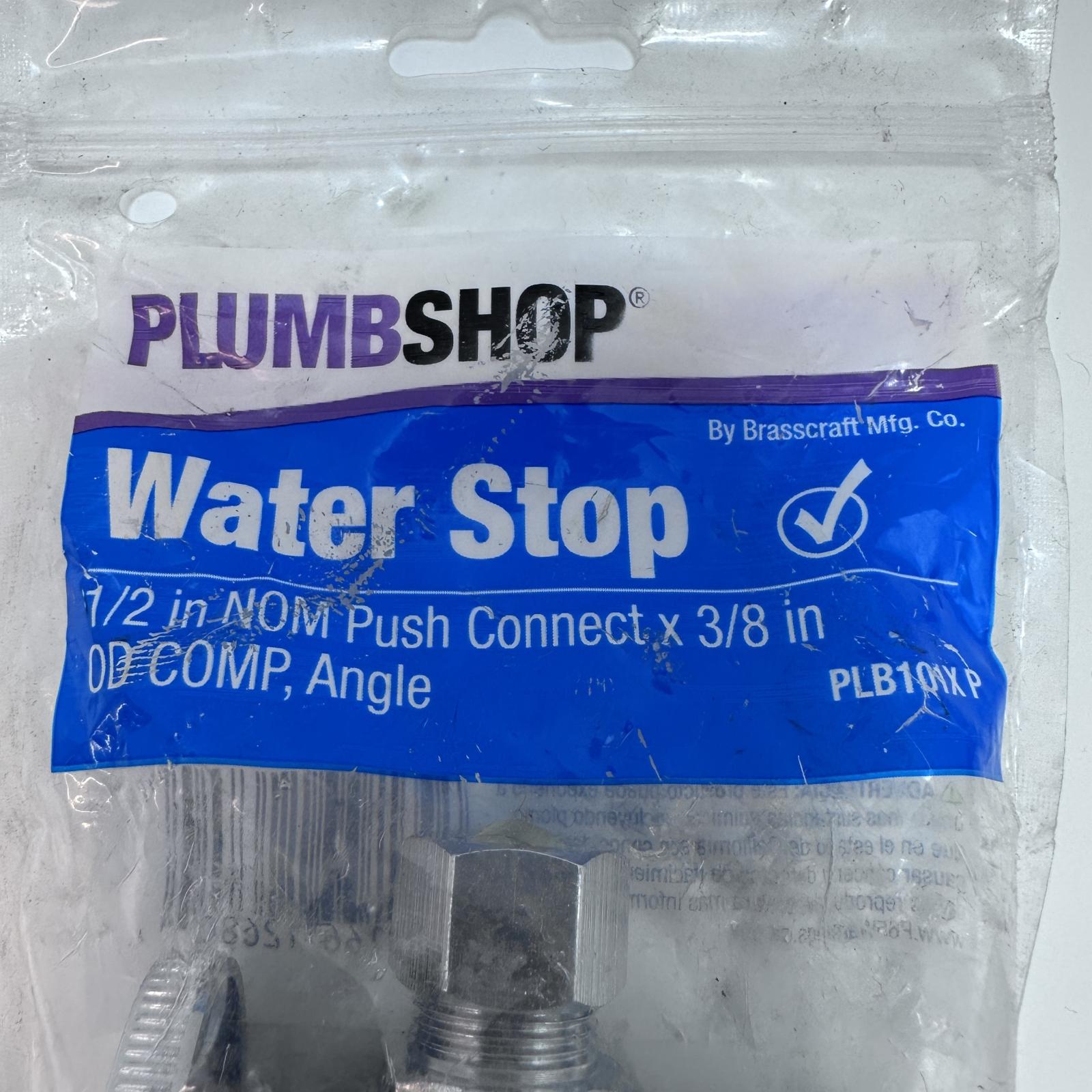 PLUMBSHOP Water Stop 1/2" NOM Push Connect x 3/8" OD - Photo 4