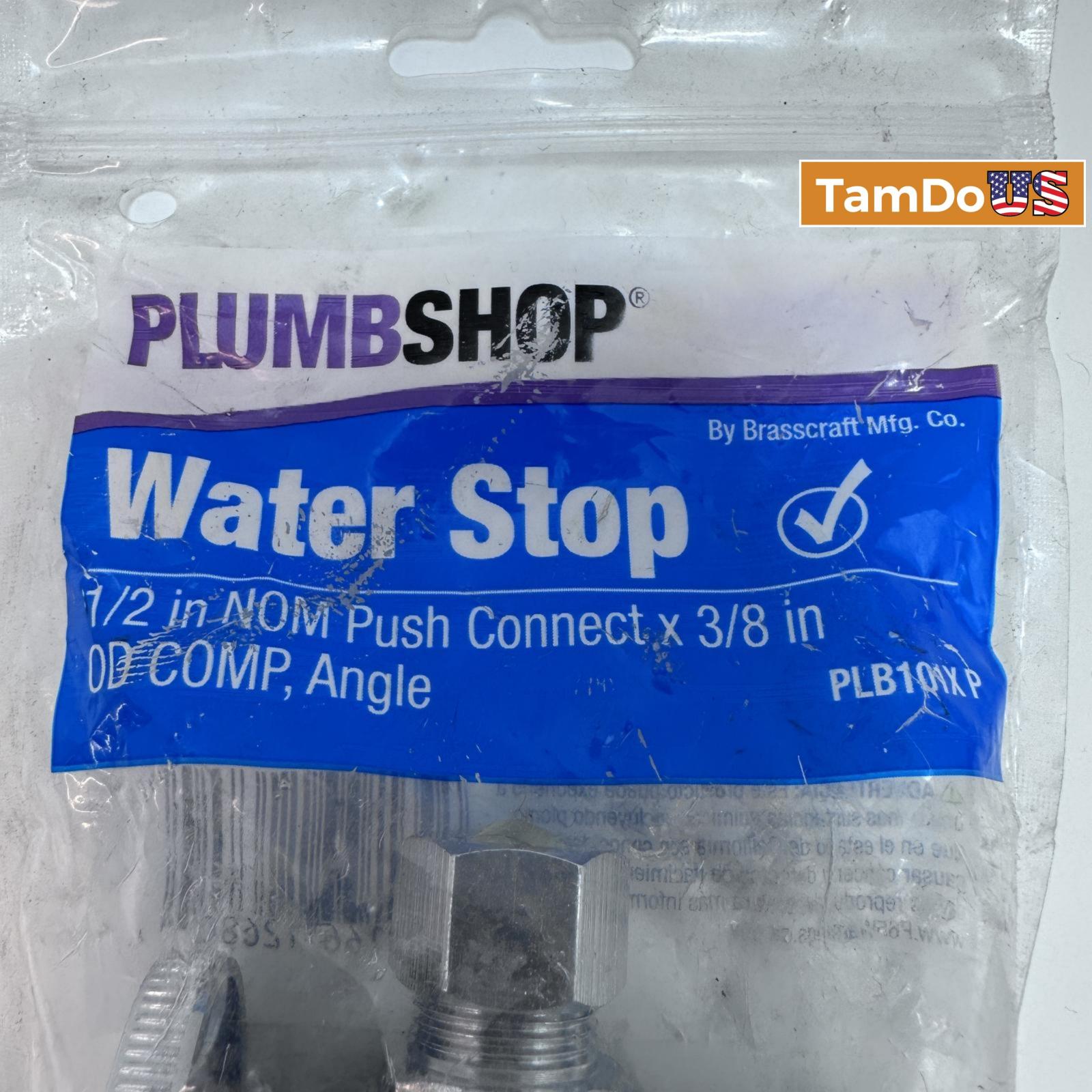 PLUMBSHOP Water Stop 1/2" NOM Push Connect x 3/8" OD - Photo 5