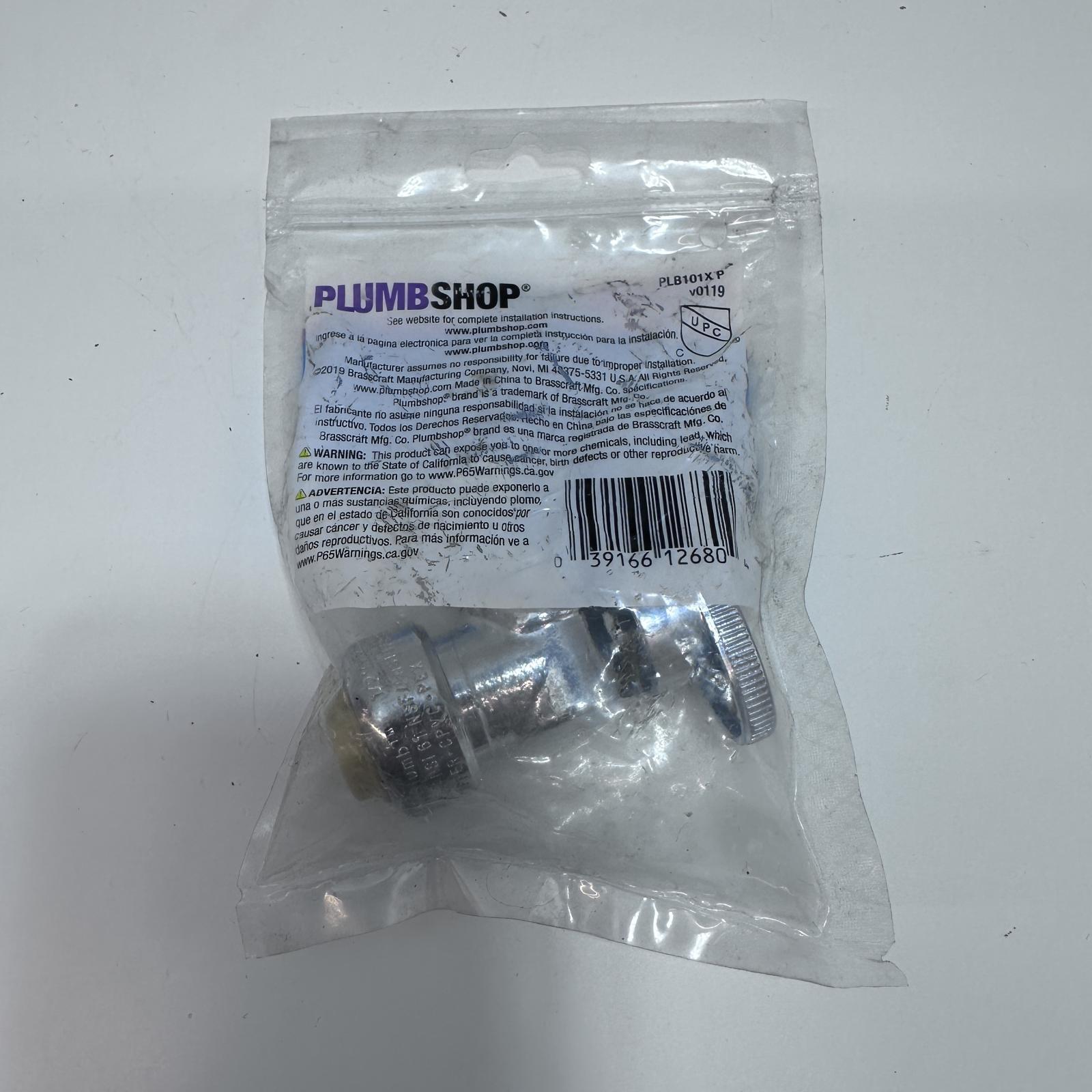 PLUMBSHOP Water Stop 1/2" NOM Push Connect x 3/8" OD - Photo 2