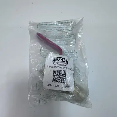 DZR Red White Valve 3/4" Transition Ball Valve at Hydraulics, Pneumatics & Plumbing in new condition