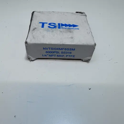 TSI Flow Products 1/4" NPT MXF Stainless Steel Needle Valve at TamDoUS Taylorsville