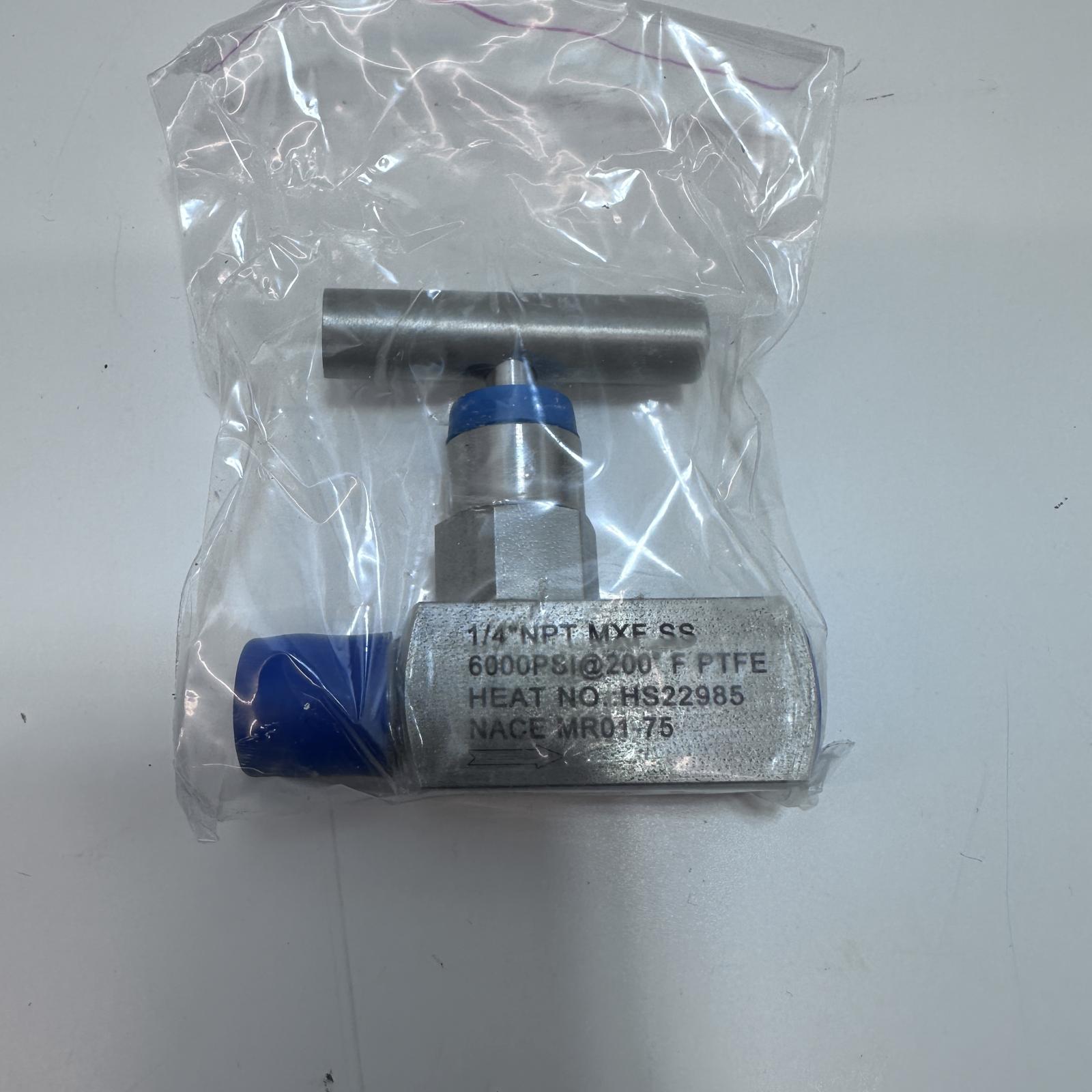 TSI Flow Products 1/4" NPT MXF Stainless Steel Needle Valve - Photo 4