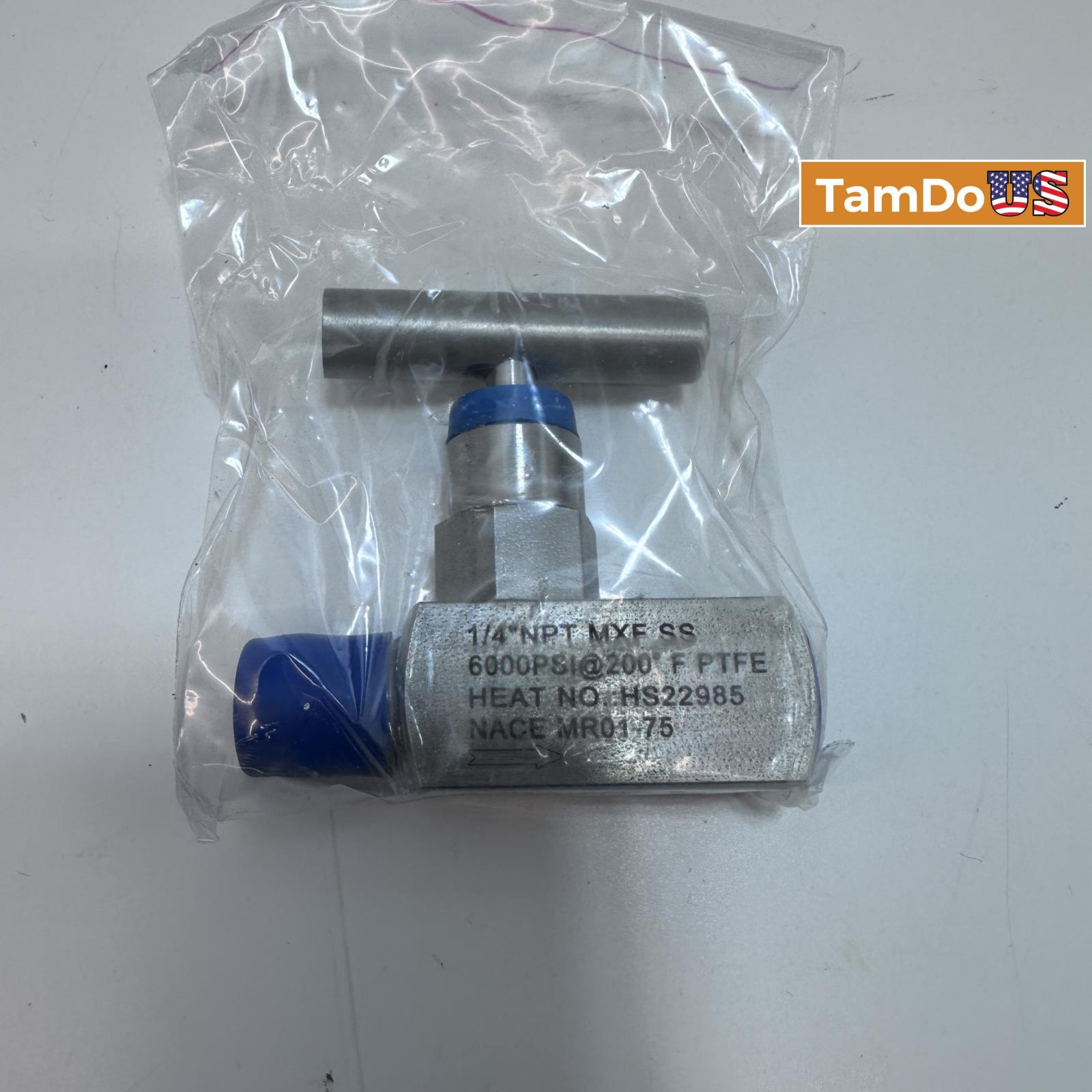 TSI Flow Products 1/4" NPT MXF Stainless Steel Needle Valve - Photo 5