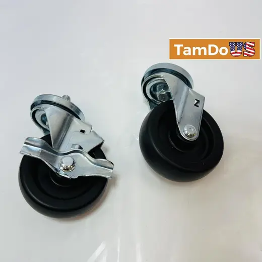 2 Piece 4 Inch Heavy Duty Caster Set Wheels at TamDoUS Taylorsville