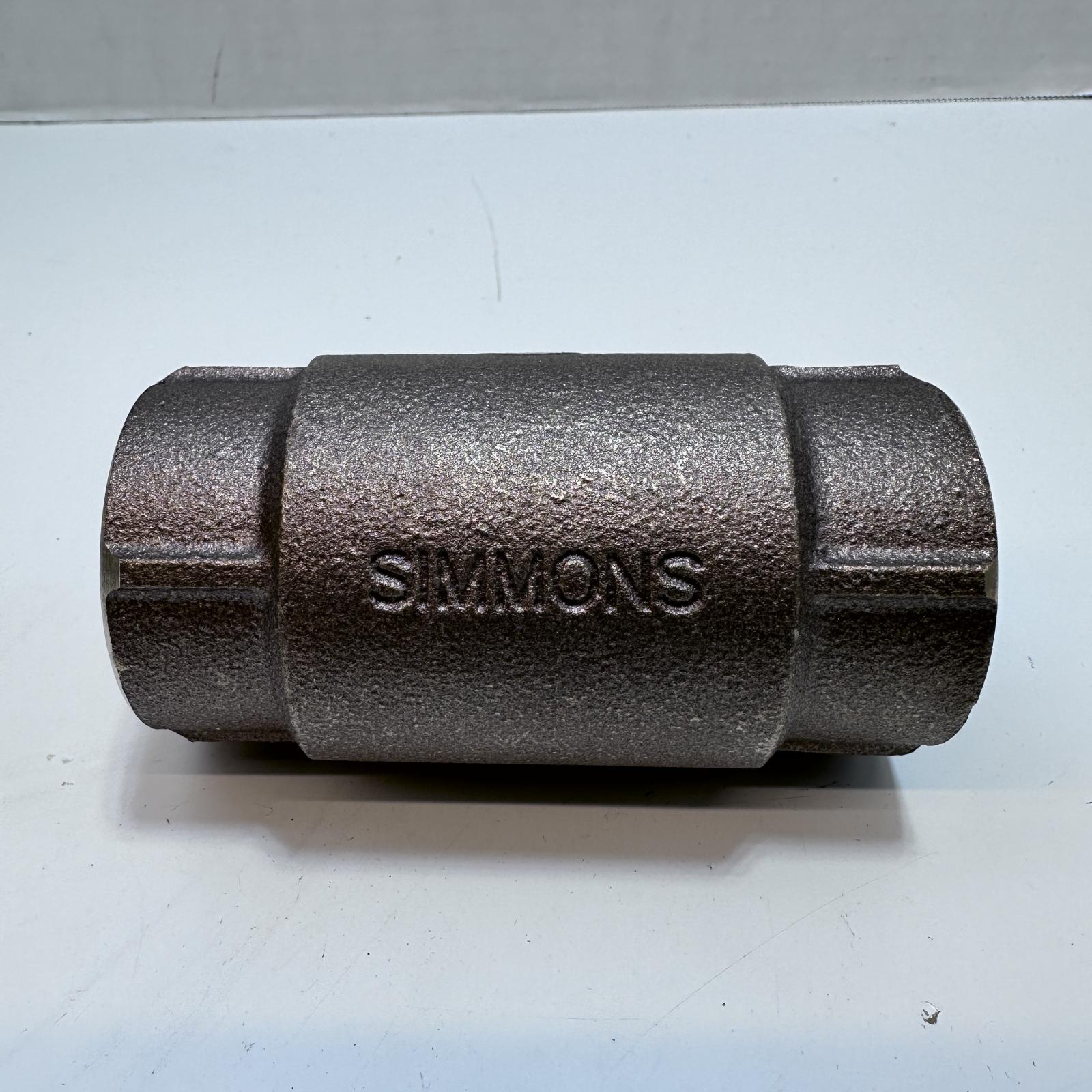 Simmons 1-1/4” 514-SB Silicon Bronze Female Threaded Check Valve - Photo 8