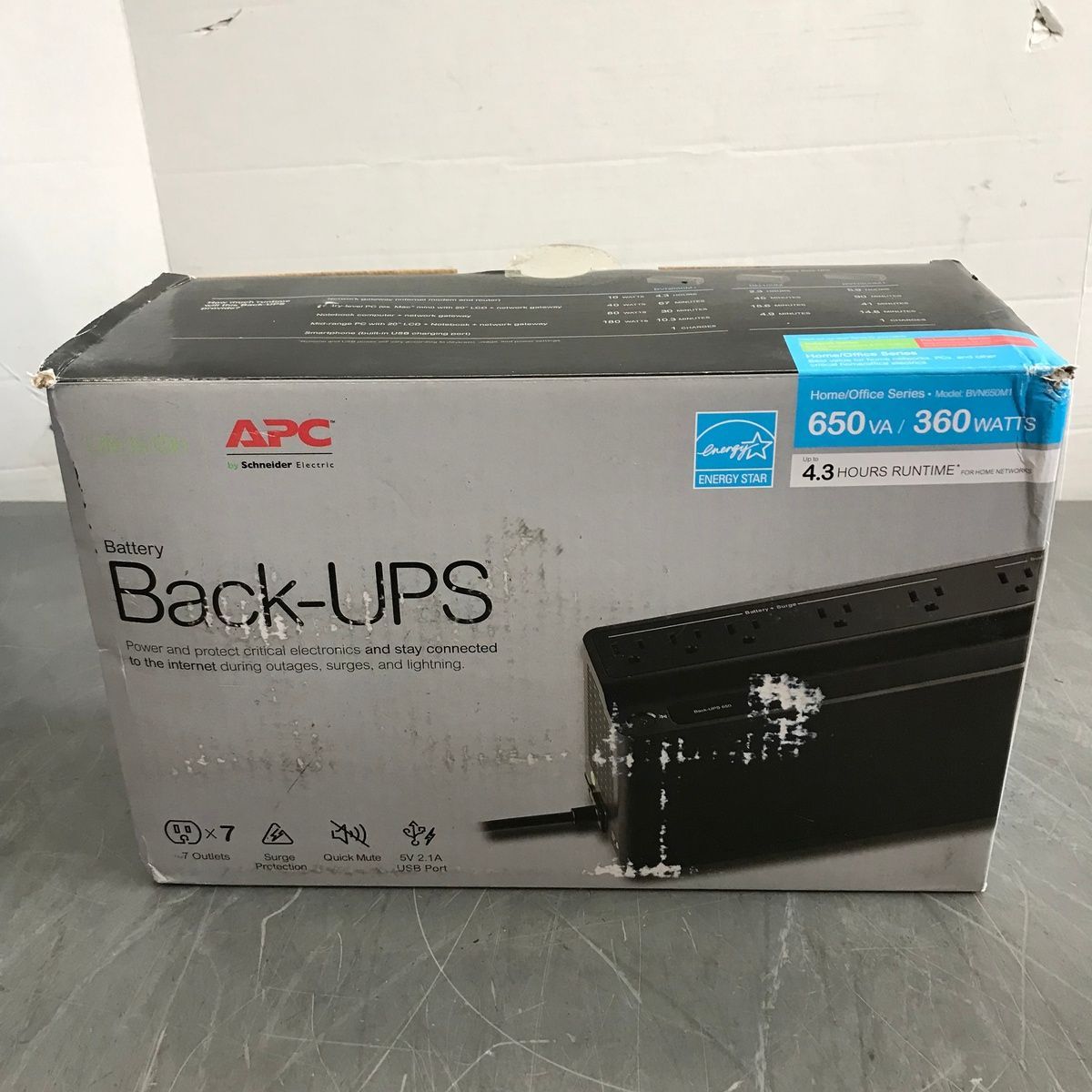 APC BN650M1 Back-UPS 650VA Battery Backup System - Photo 6