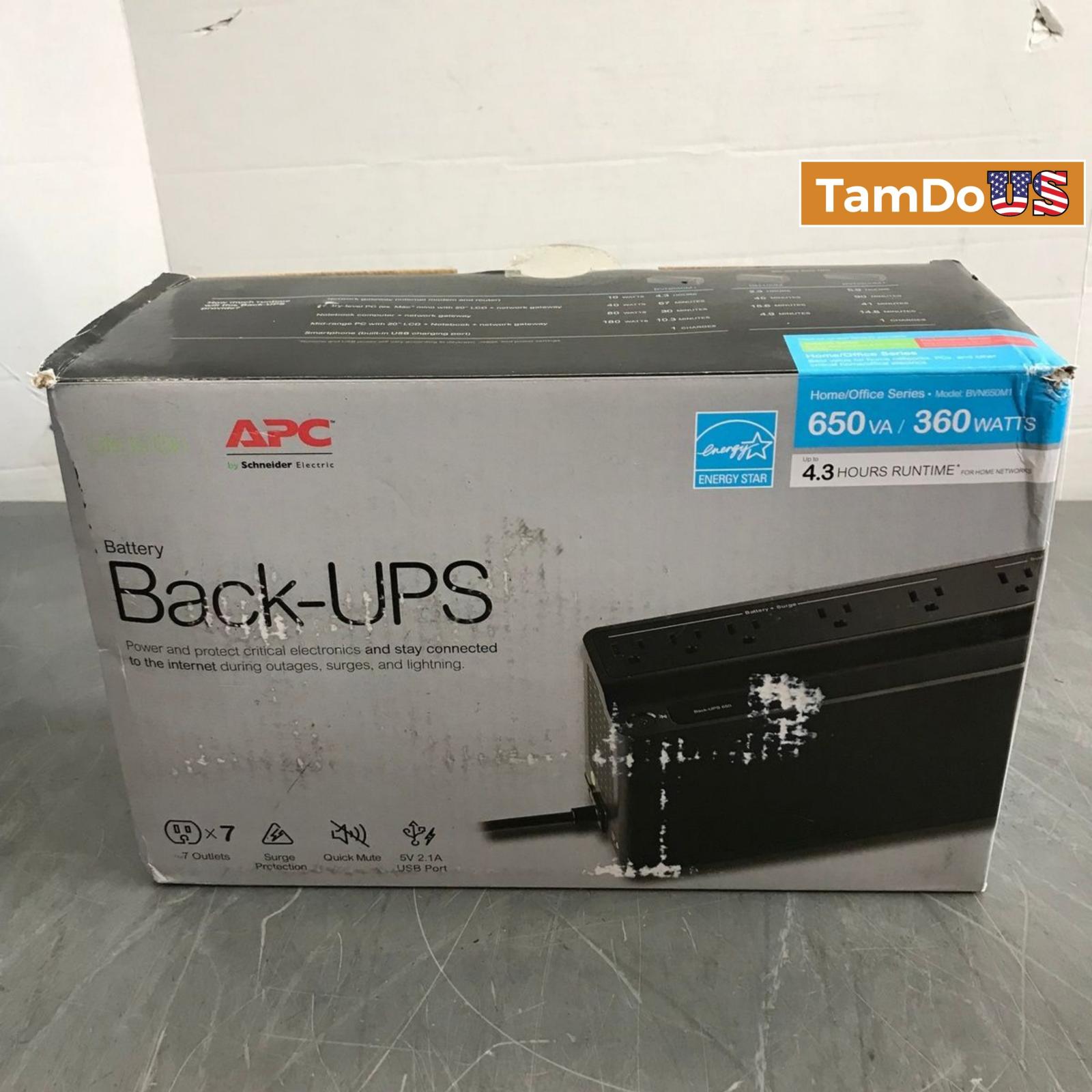 APC BN650M1 Back-UPS 650VA Battery Backup System - Photo 8