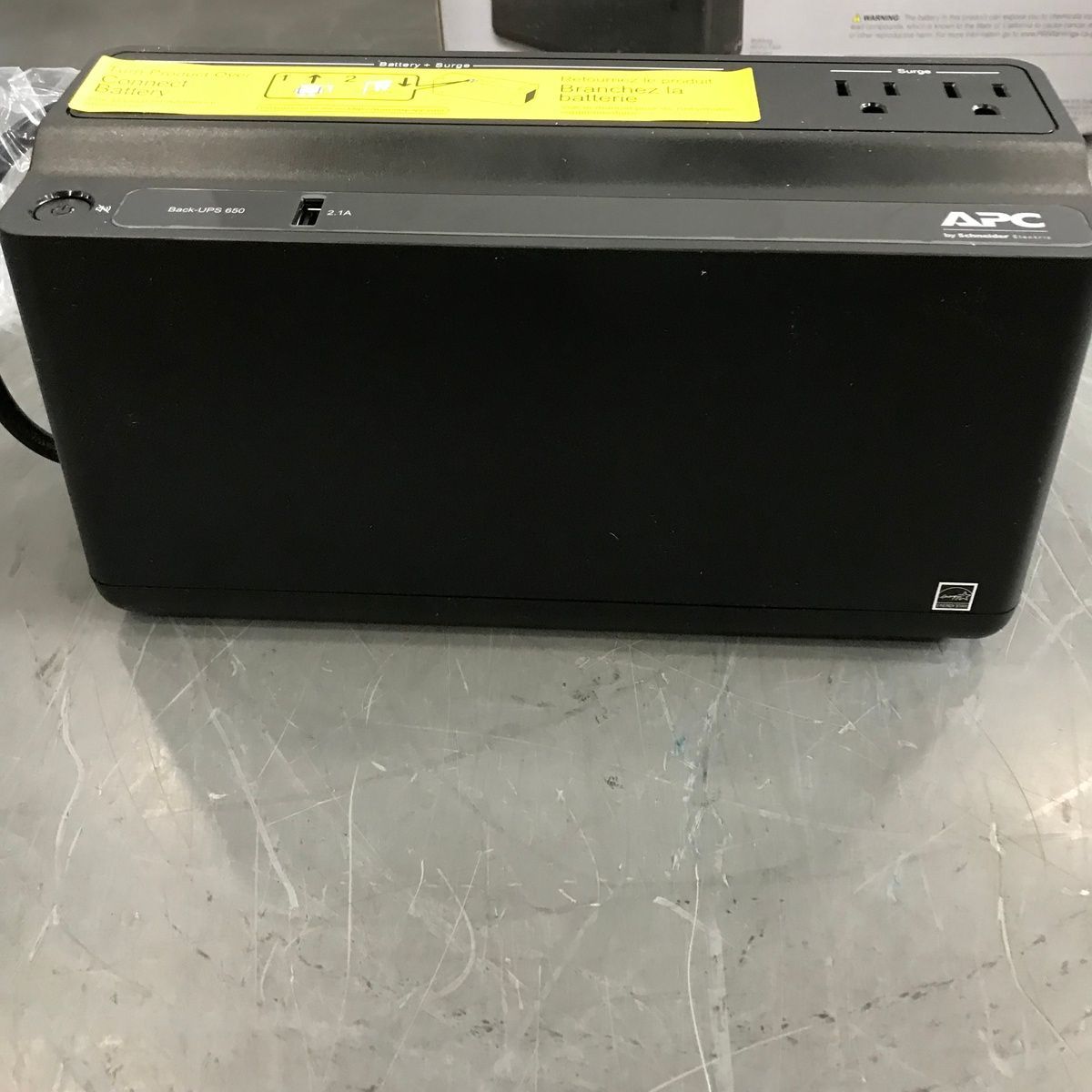 APC BN650M1 Back-UPS 650VA Battery Backup System - Photo 3