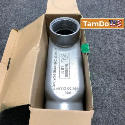 Dottie LL300CG 3" Threaded Conduit Body with Cover & Gasket at Electrical Equipment & Supplies in new condition