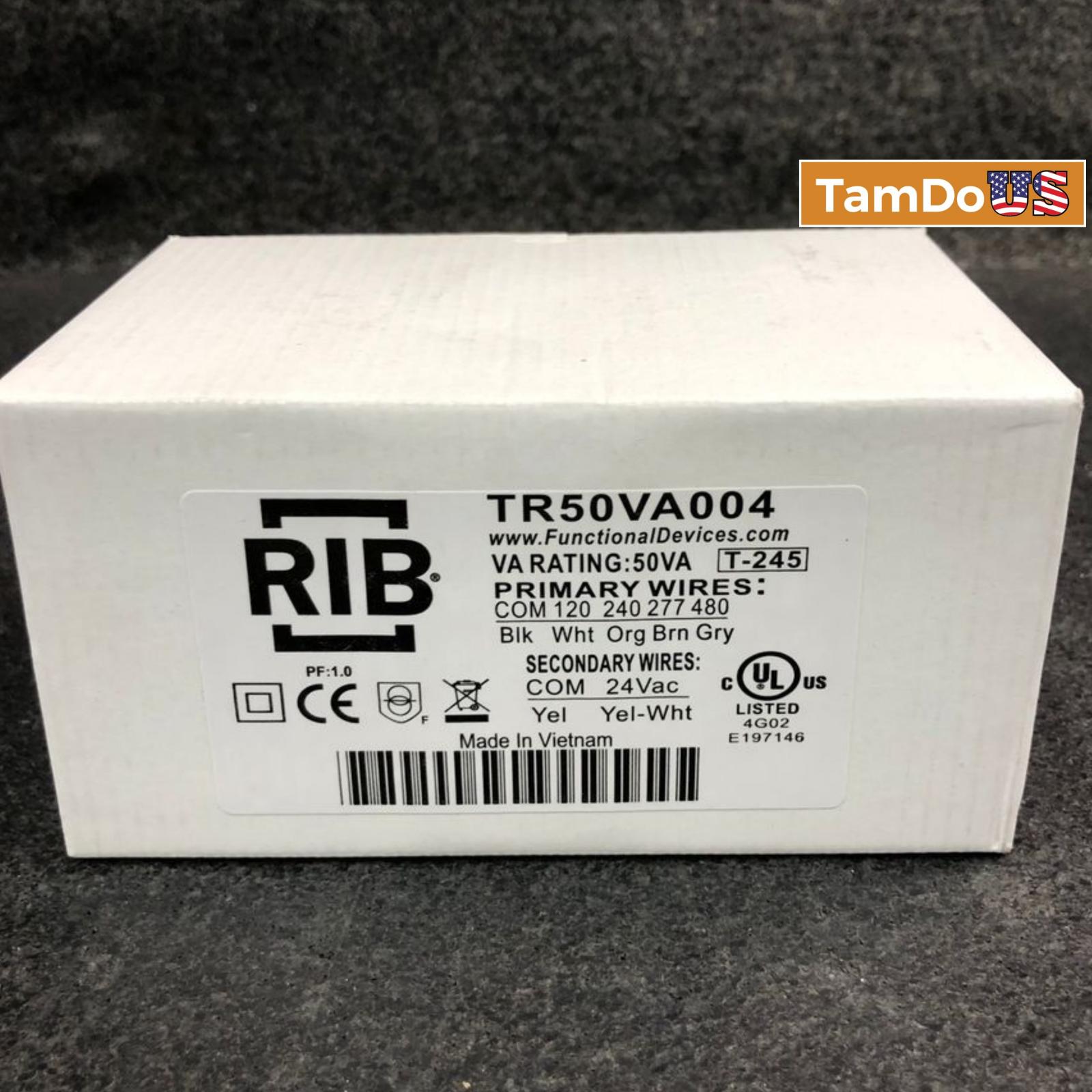 RIB Tr50va004 Transformer 50VA 480/277/240/120 Pri, 24VAC Sec - Photo 6