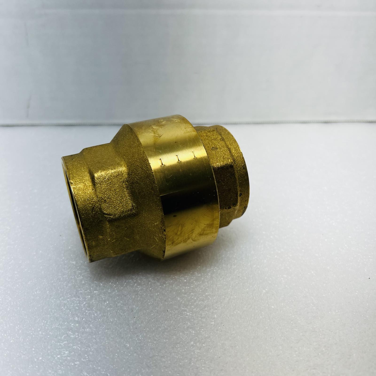 PROFLO PFSCVJ Series 1-1/2 in. Brass Threaded Spring Check Valve - Photo 4