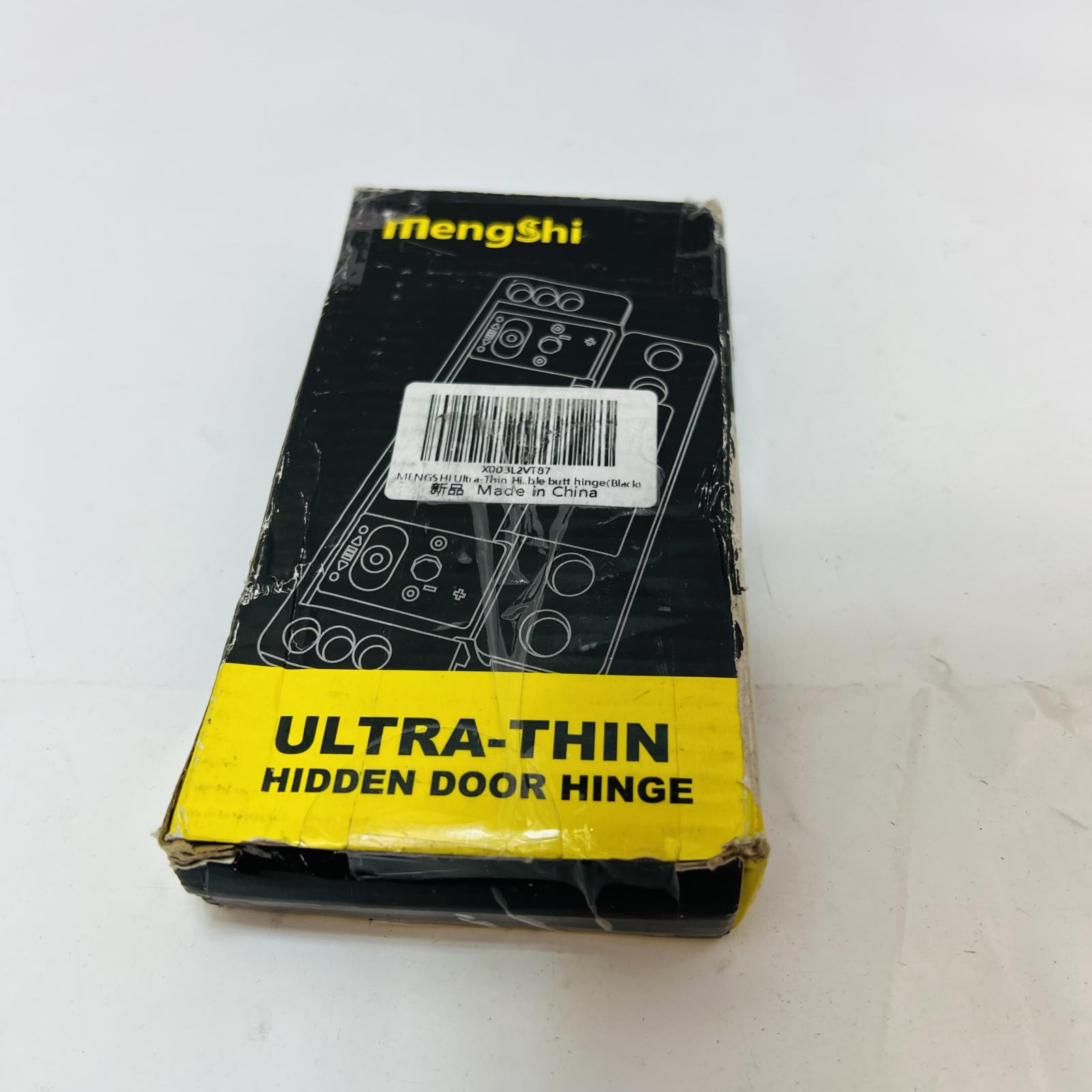 Mengshi Ultra-Thin Hidden Door Hinges Invisible Hinge for Secret Door Heavy Duty - Photo 2