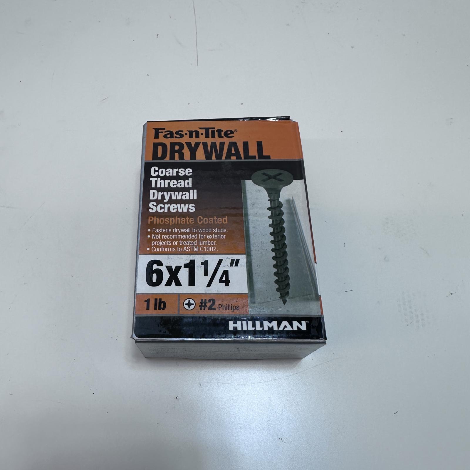 Fas-n-Tite #6 x 1-1/4-in Bugle Coarse Thread Drywall Screws - Photo 2