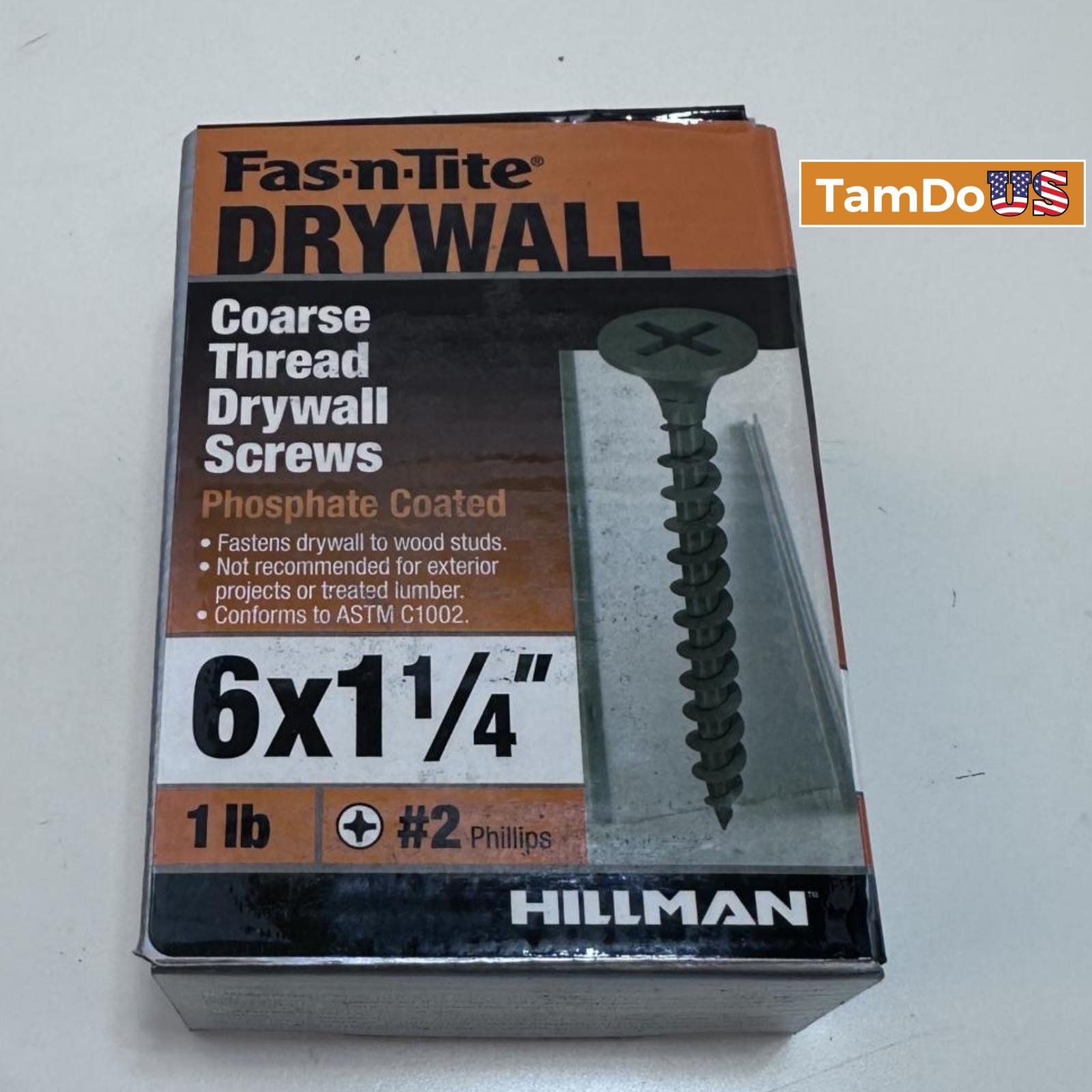 Fas-n-Tite #6 x 1-1/4-in Bugle Coarse Thread Drywall Screws - Photo 6