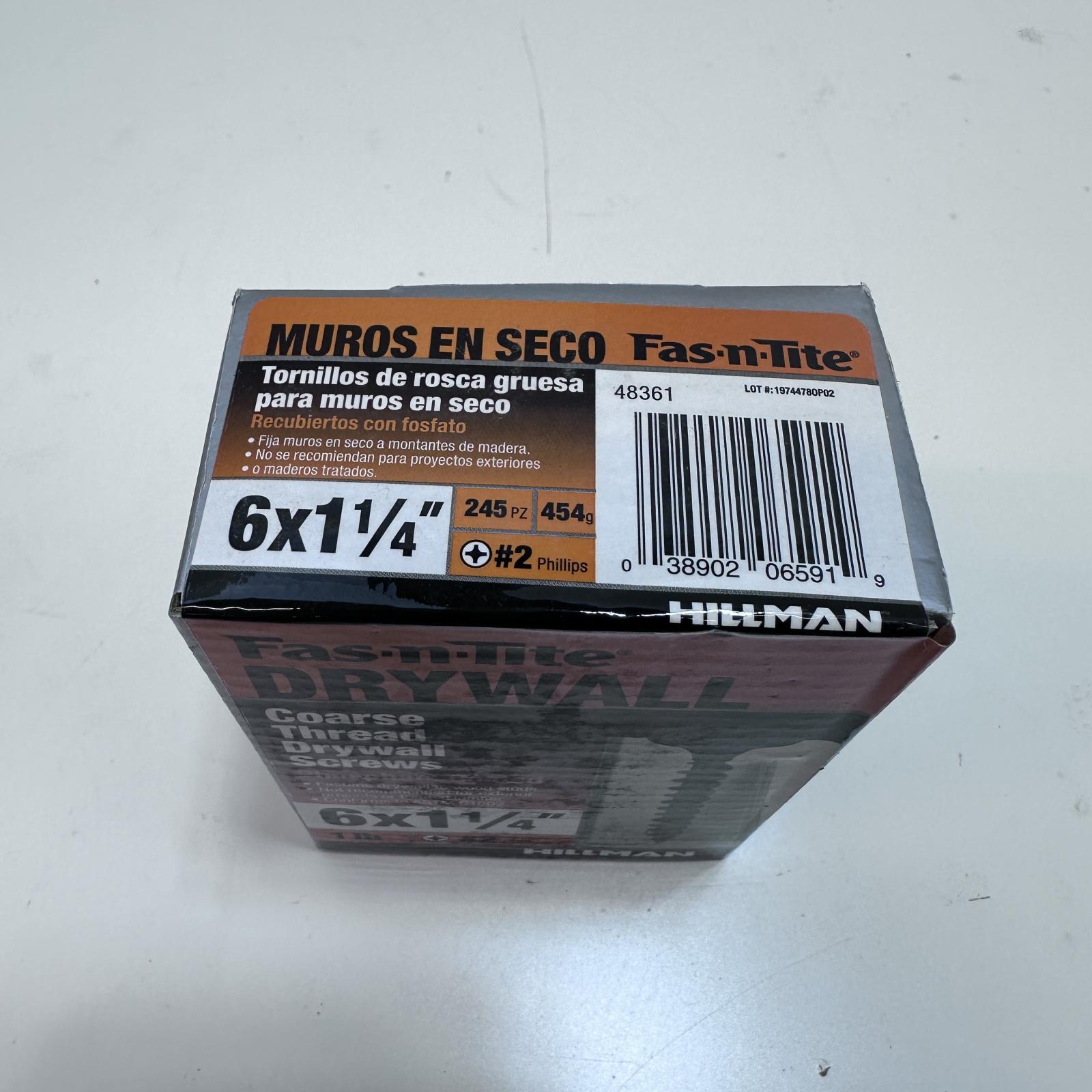 Fas-n-Tite #6 x 1-1/4-in Bugle Coarse Thread Drywall Screws - Photo 5