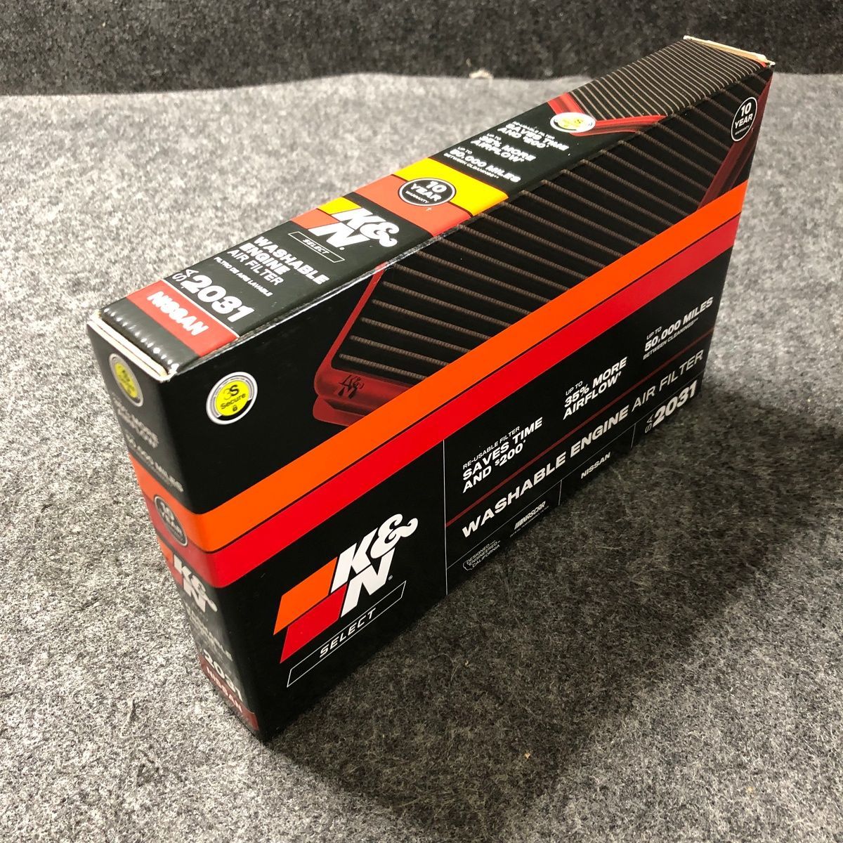 K&N SA 2031 Washable Engine Air Filter - For 1982-2020 Nissan Maxima - Photo 4