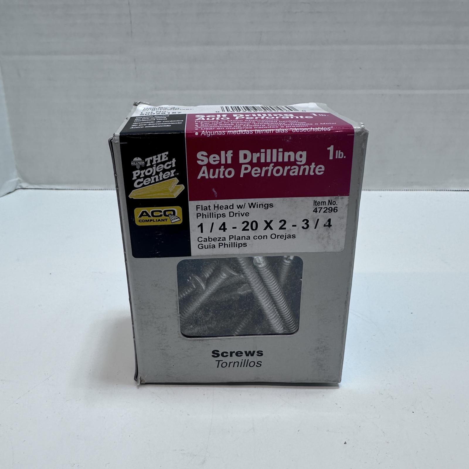 The Project Center 47296 1/4-20 X 2-3/4inch Flat Head w/ Wing Phillips Drive - Photo 4