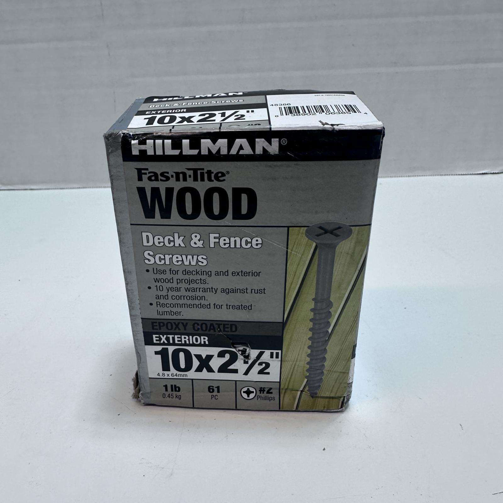 Hillman Fas.n.Title Wood Deck & Fence Screws 10x2-1/2" - Photo 5