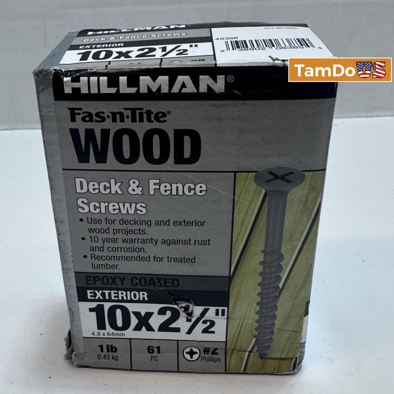 Hillman Fas.n.Title Wood Deck & Fence Screws 10x2-1/2" - Photo 6