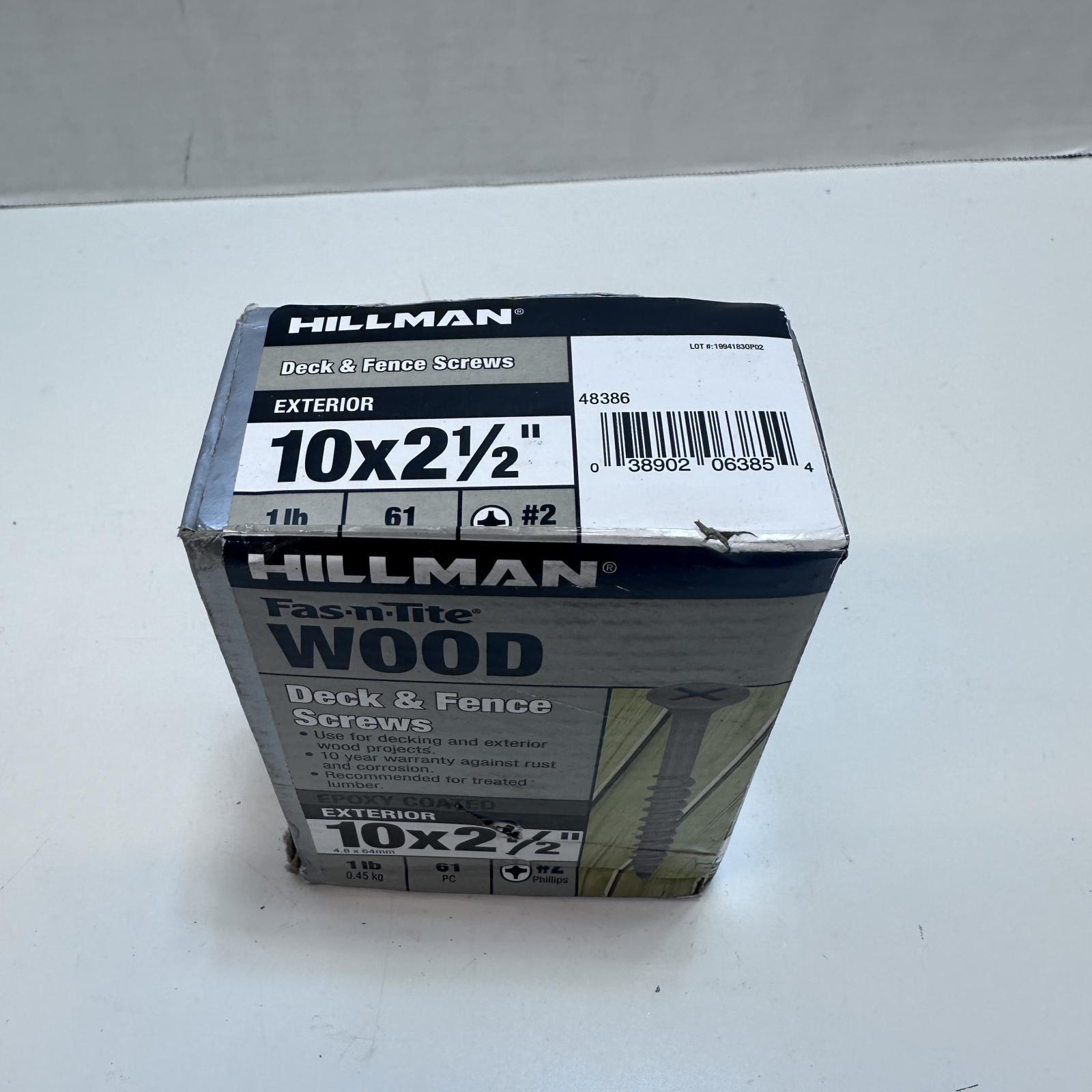 Hillman Fas.n.Title Wood Deck & Fence Screws 10x2-1/2" - Photo 4