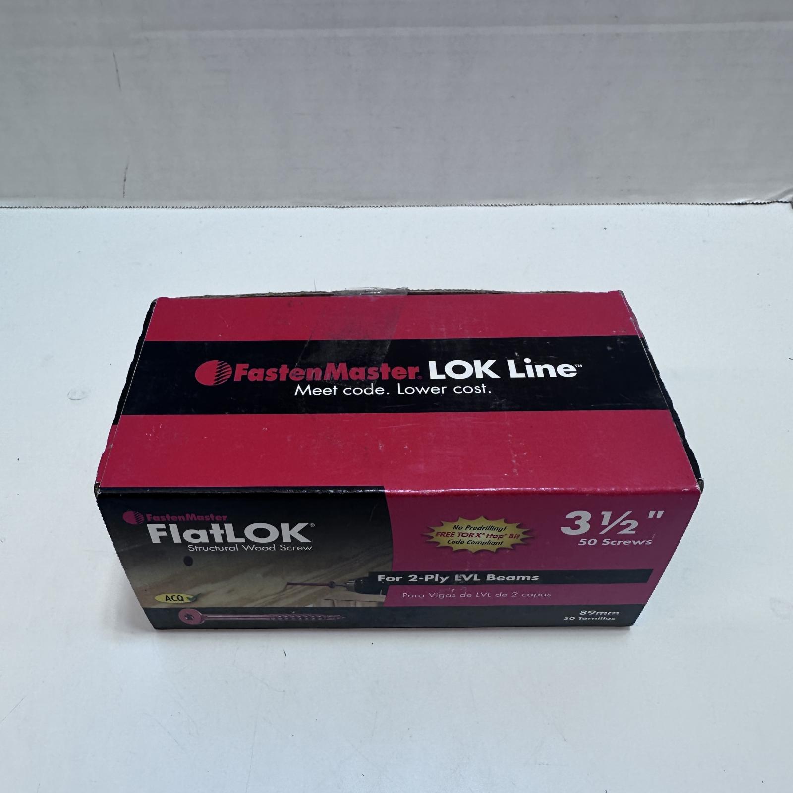 FastenMaster FlatLok 3-1/2 in. L Torx Ttap Epoxy Wood Screws - Photo 2