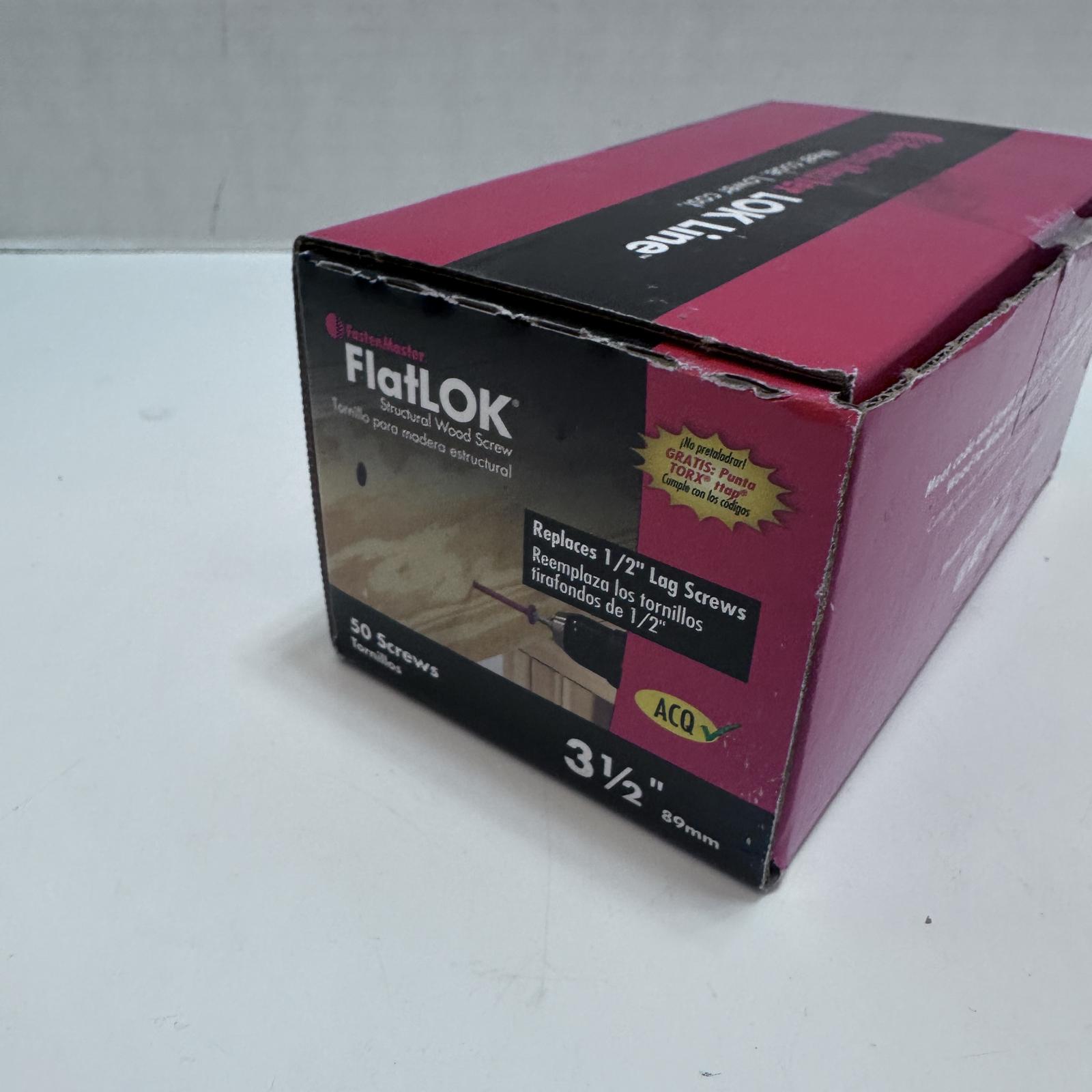 FastenMaster FlatLok 3-1/2 in. L Torx Ttap Epoxy Wood Screws - Photo 4