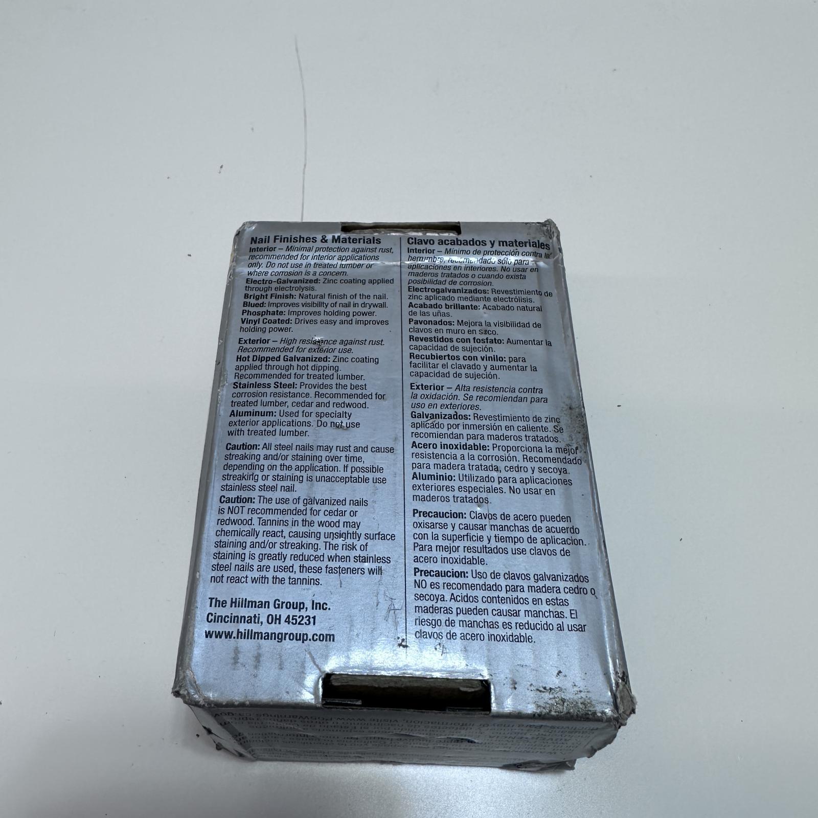 HILLMAN FASTENERS 461354 1.5" 4D Bright Finish Common Nail 1 Lb Box - Photo 4