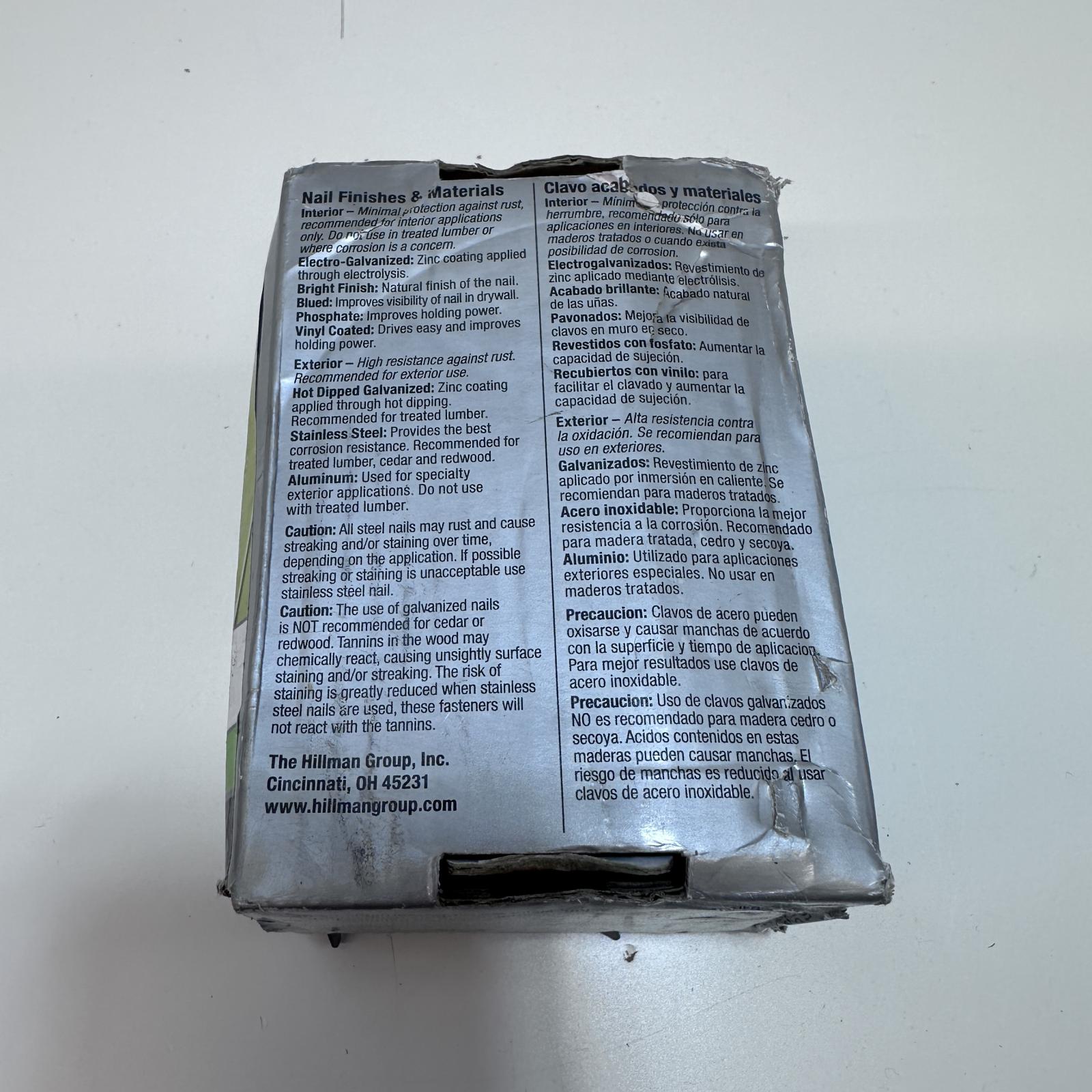 Hillman Fasteners™ 461287 Galvanized Common Nails, 3.5" x 16D, 1 Lb - Photo 5