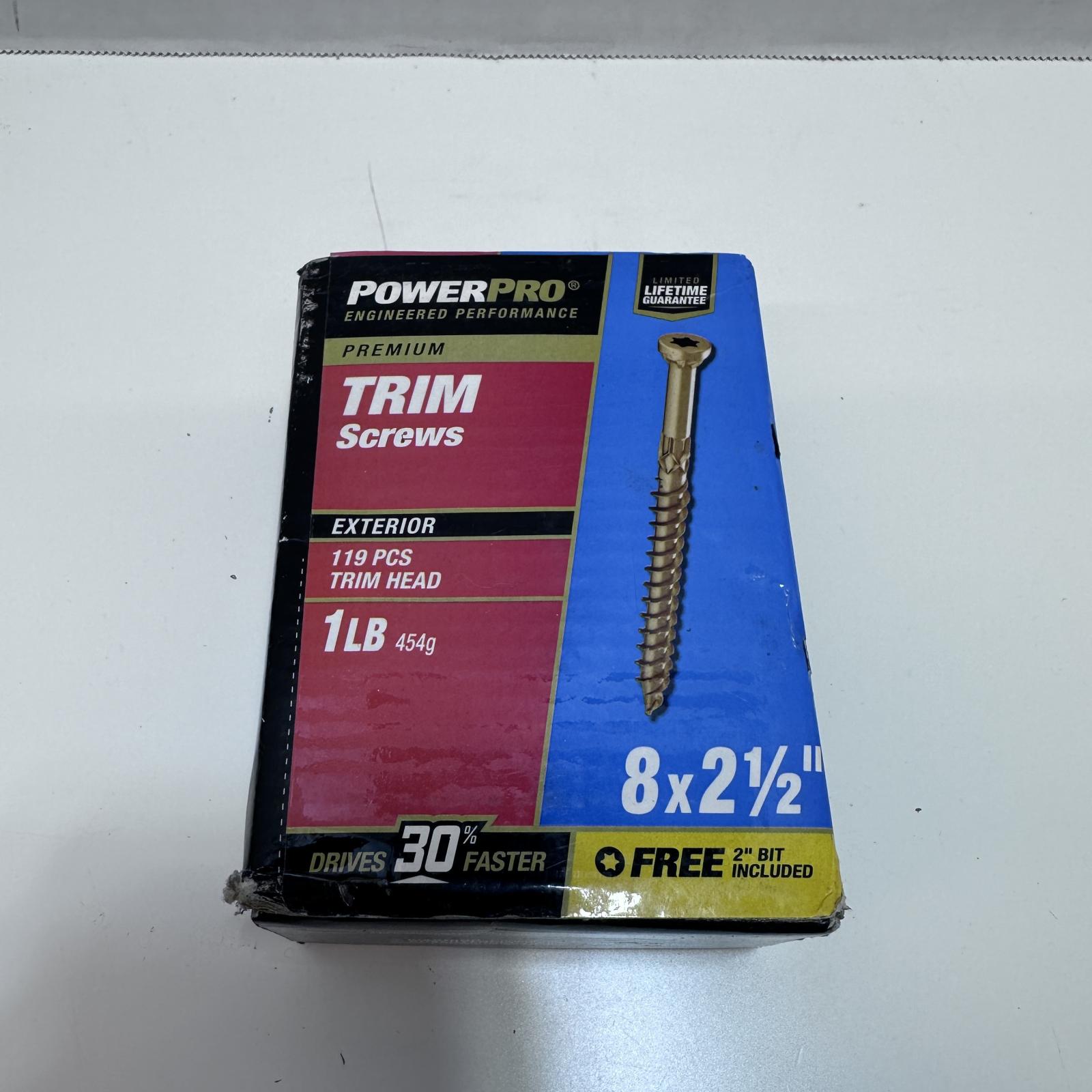 Hillman Power Pro 8 X 2-1/2 in. L Bronze Screws - Photo 2
