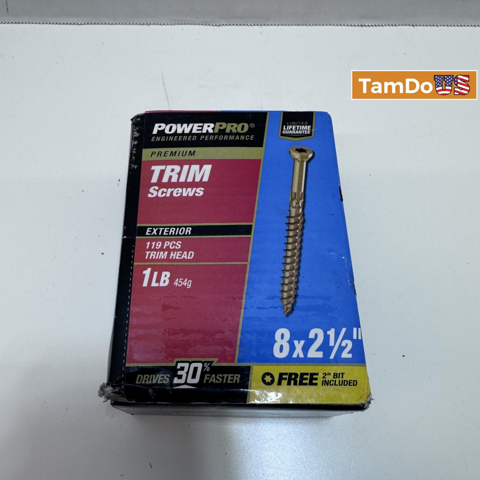 Hillman Power Pro 8 X 2-1/2 in. L Bronze Screws - Photo 6