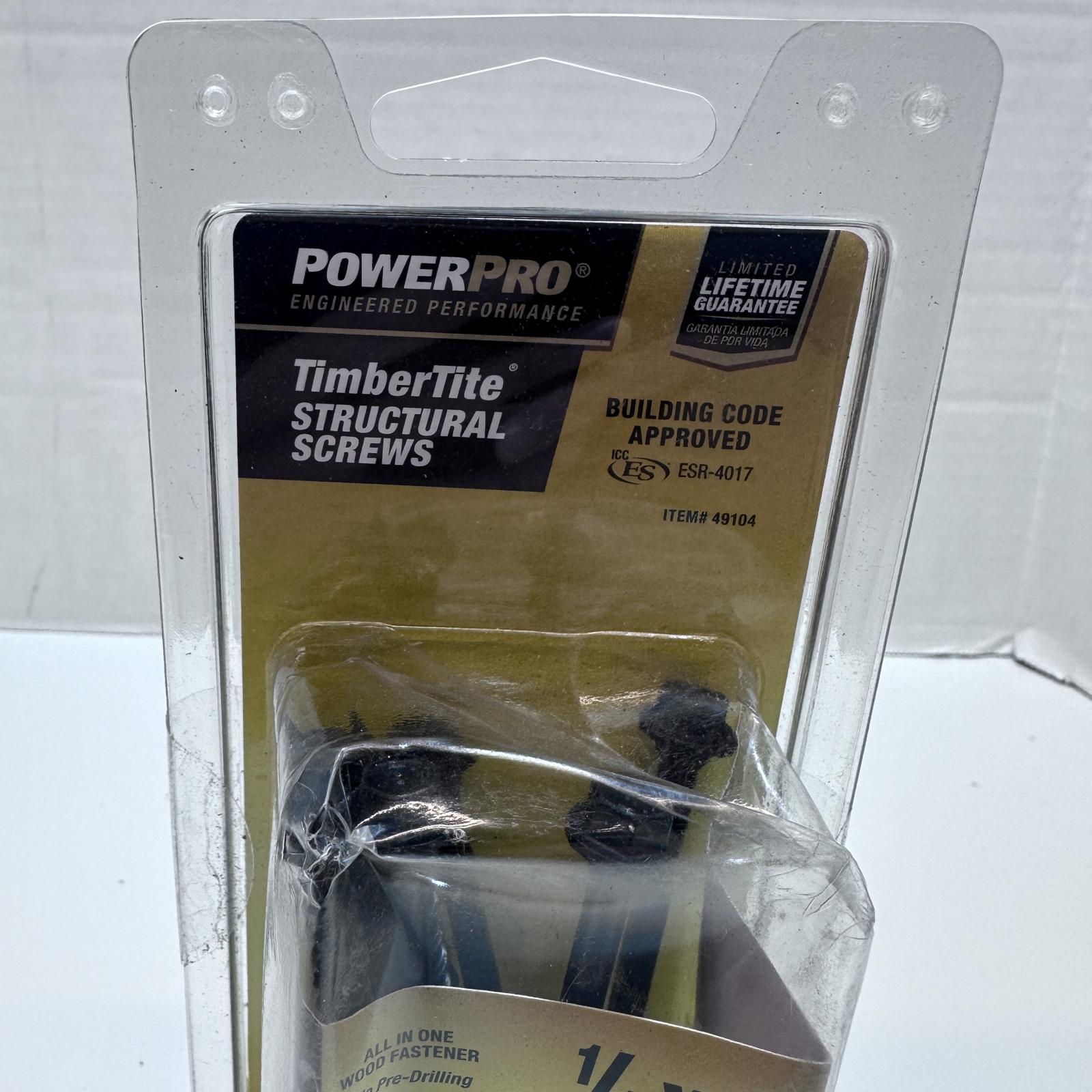Hillman Power Pro TimberTite Structural Screws 1/4" x 4" - 10 pc - Photo 4