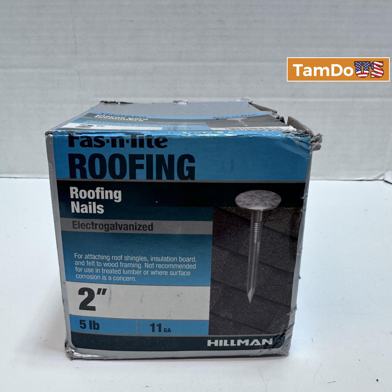 HILLMAN FASTENERS 5lb 2" x 11 Gauge Fasn-Rite Electro Galvanized Roofing - Photo 6