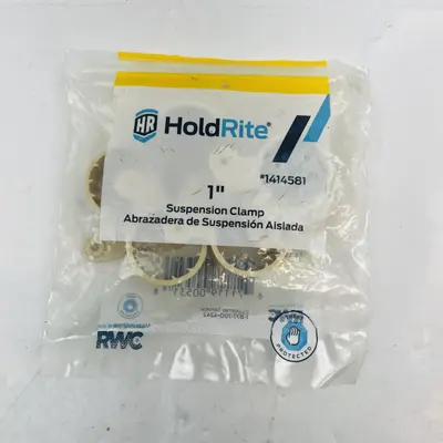 Lot of 2 HoldRite 1" Suspension Clamp at Fasteners & Hardware in new condition