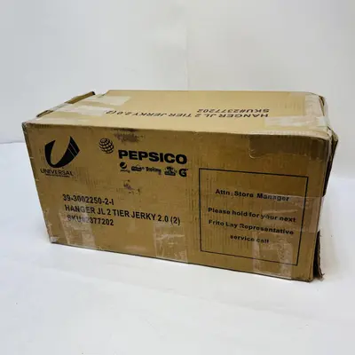 Pepsico 2Tier Food Hanger Display, Black Metal - Doritos/Jack Links at Retail & Services in new_open_box condition