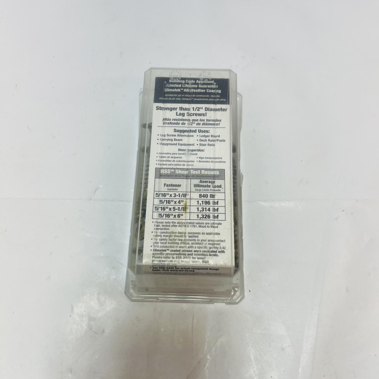 GRK FASTENERS ESR-2442 RSS 5/16" x 3-1/8" Screws 45CT - Photo 3