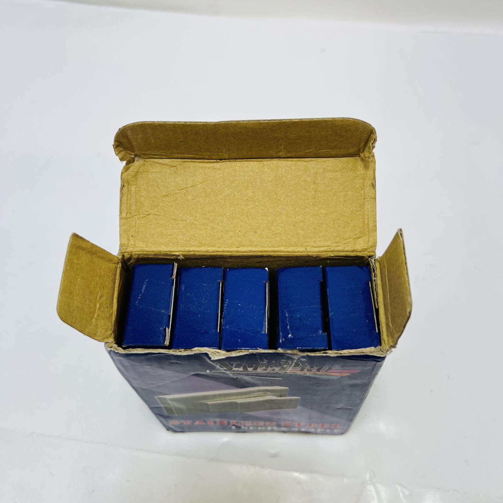 Nail Pro L08SS 1/2" Leg x 1/4" Stainless Steel Narrow Crown Staples - Photo 3