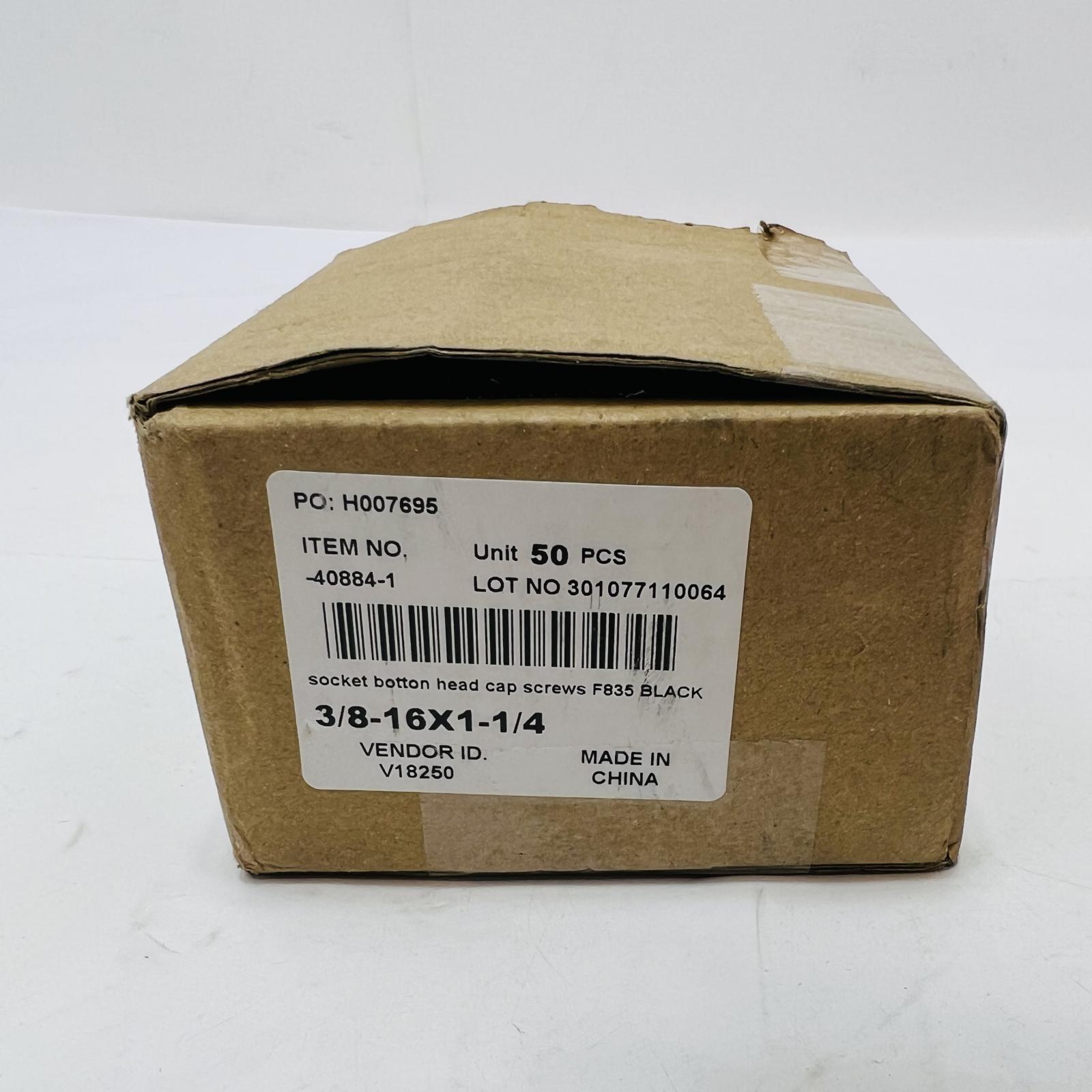 Socket Button Head Cap Screws F835 3/8-16x1-1/14 (Qty: 50) - Photo 2