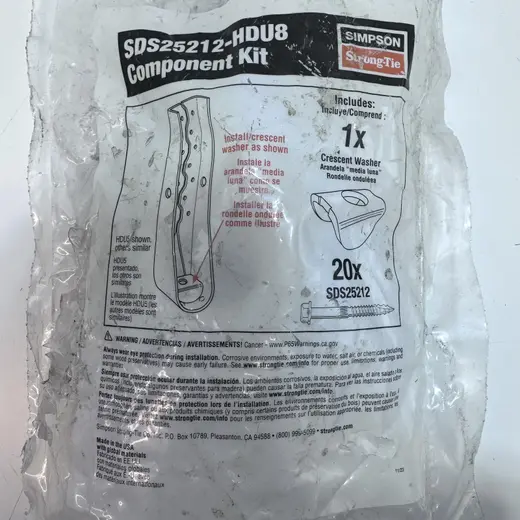 Simpson Strong-Tie Holdown Component Kit 21 Pieces SDS25212-HDU8 at TamDoUS Taylorsville