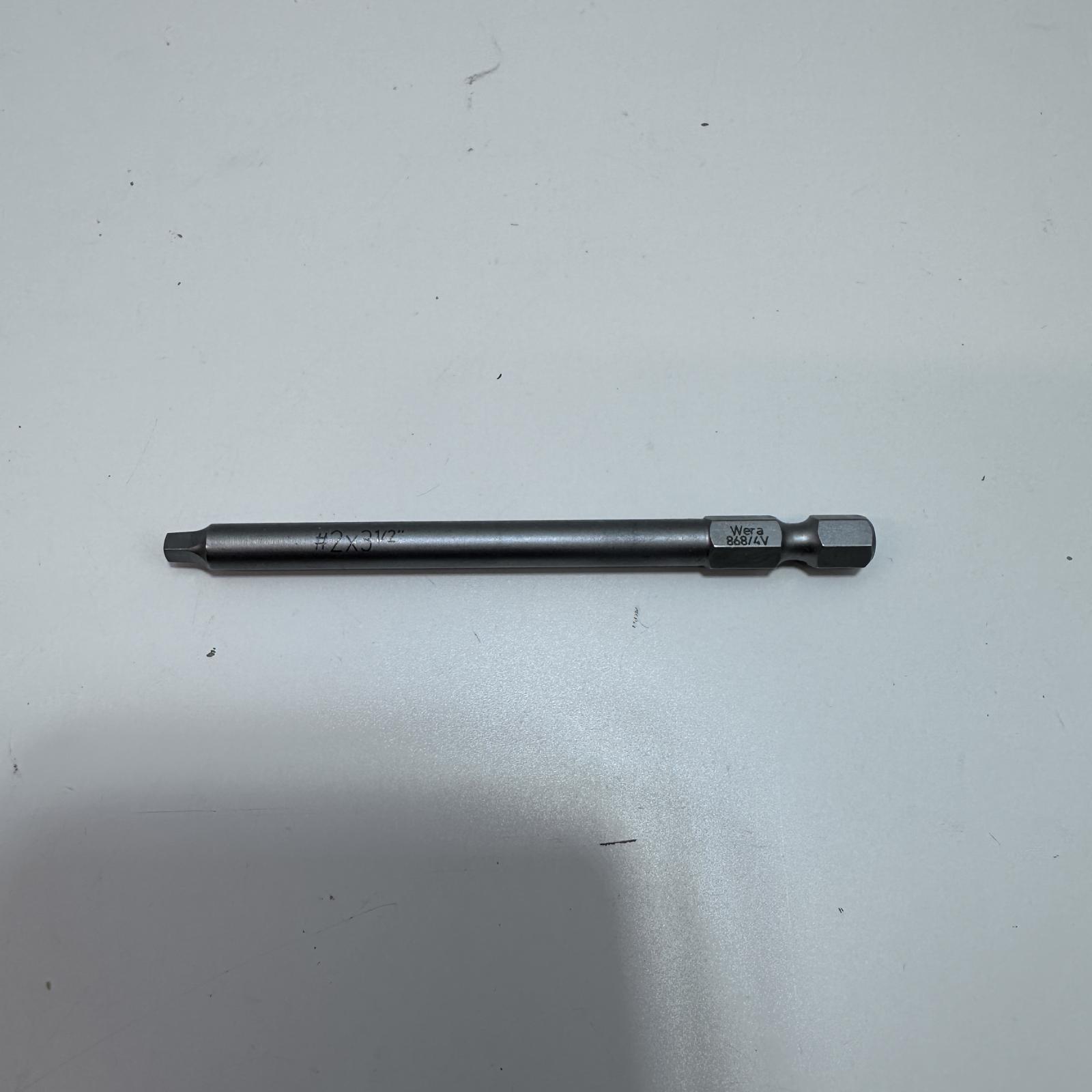 Wera 060303, 868/4 V Square-Plus Bits, #2 x 89 mm (10 pcs) - Photo 5