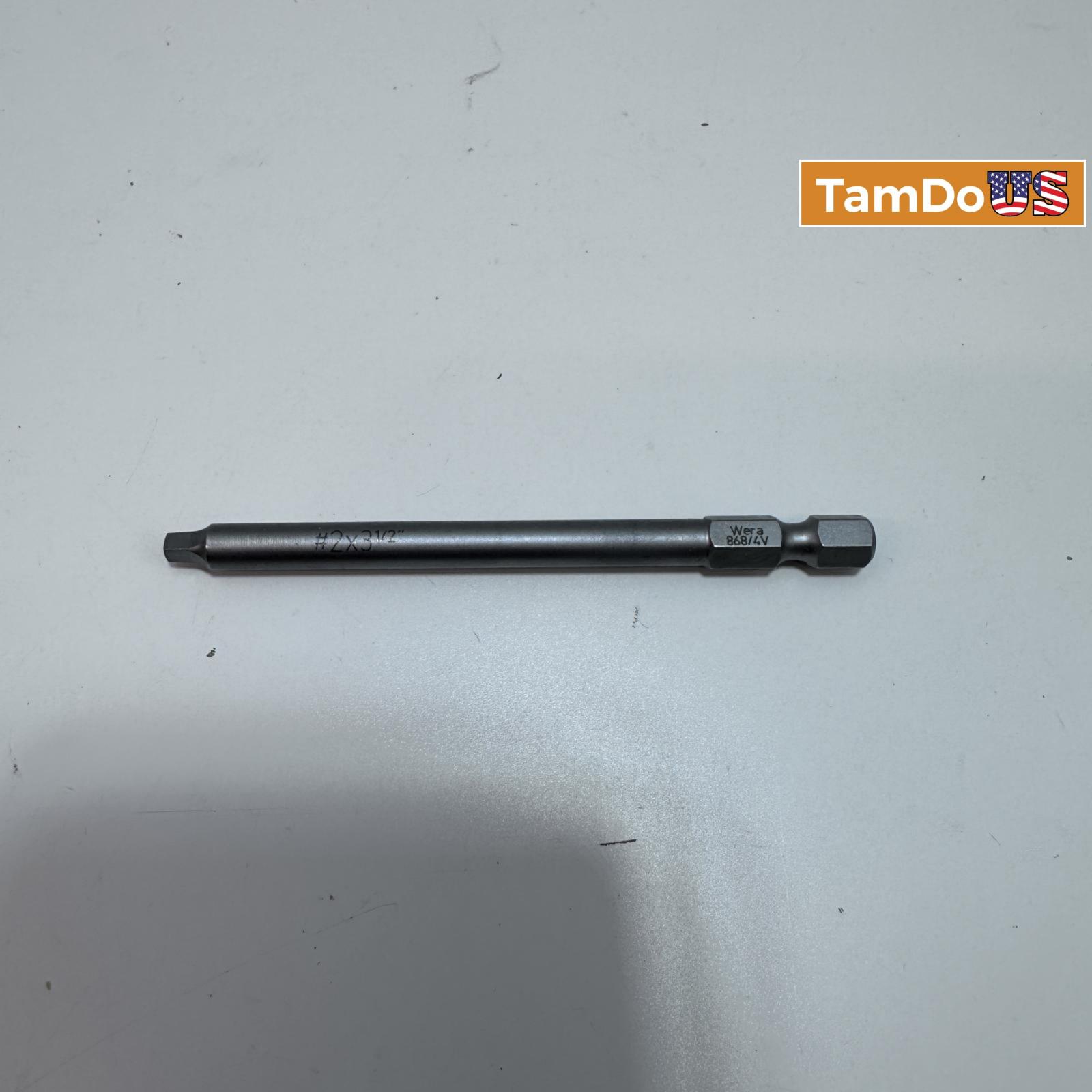 Wera 060303, 868/4 V Square-Plus Bits, #2 x 89 mm (10 pcs) - Photo 6