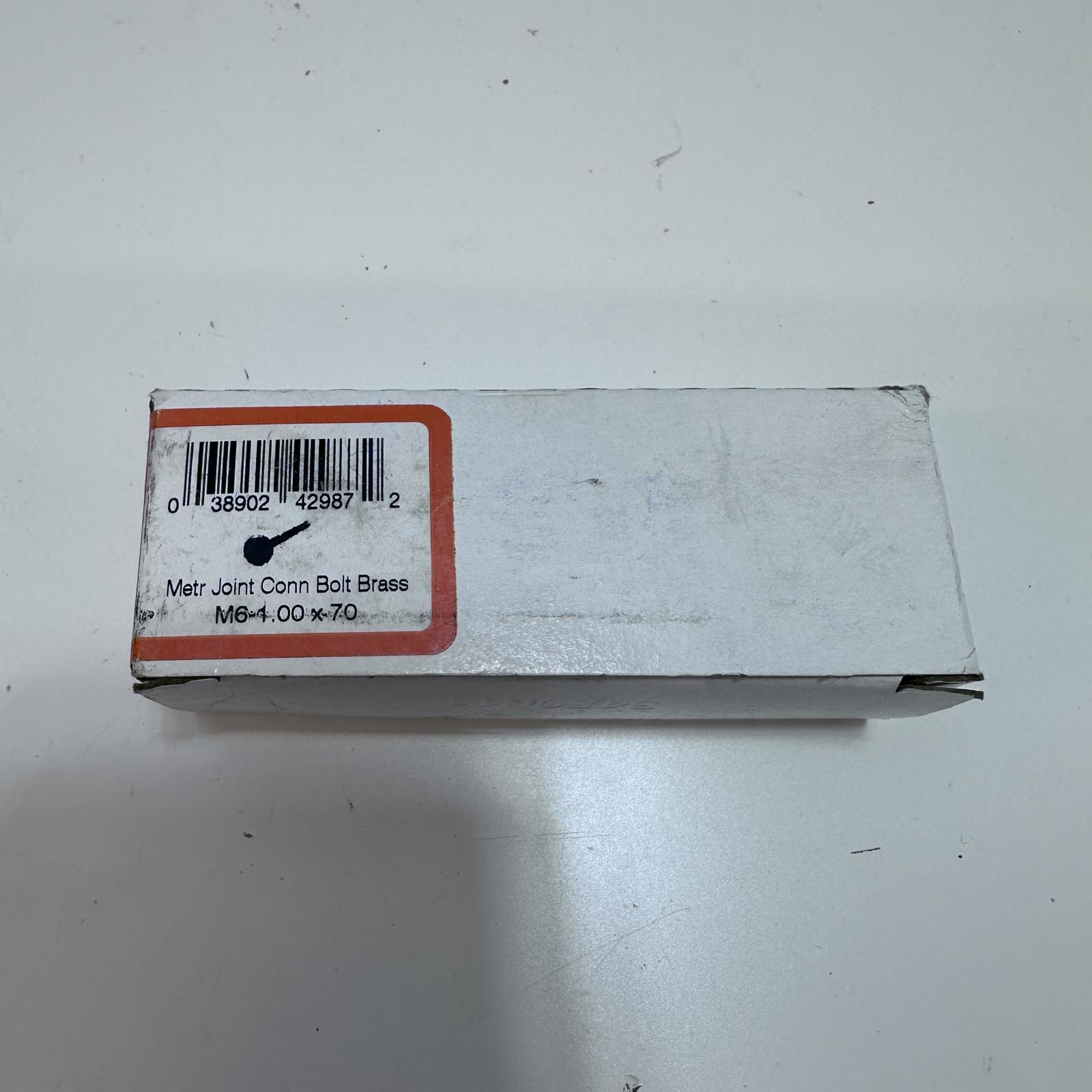 Metr Joint Conn Bolt Brass M6 1.00x7.0 (Qty: 6) - Photo 5