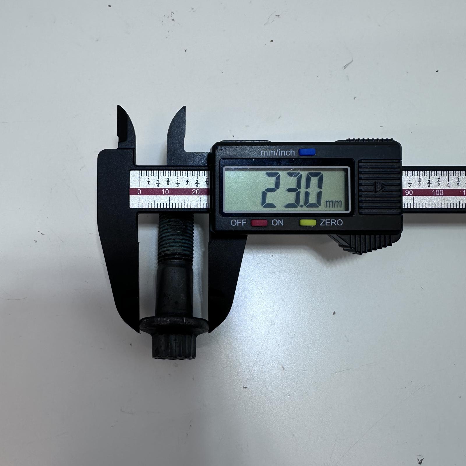 Lot of 2 Cap Screw Bolt, 14mm x 55mm Length - Photo 3