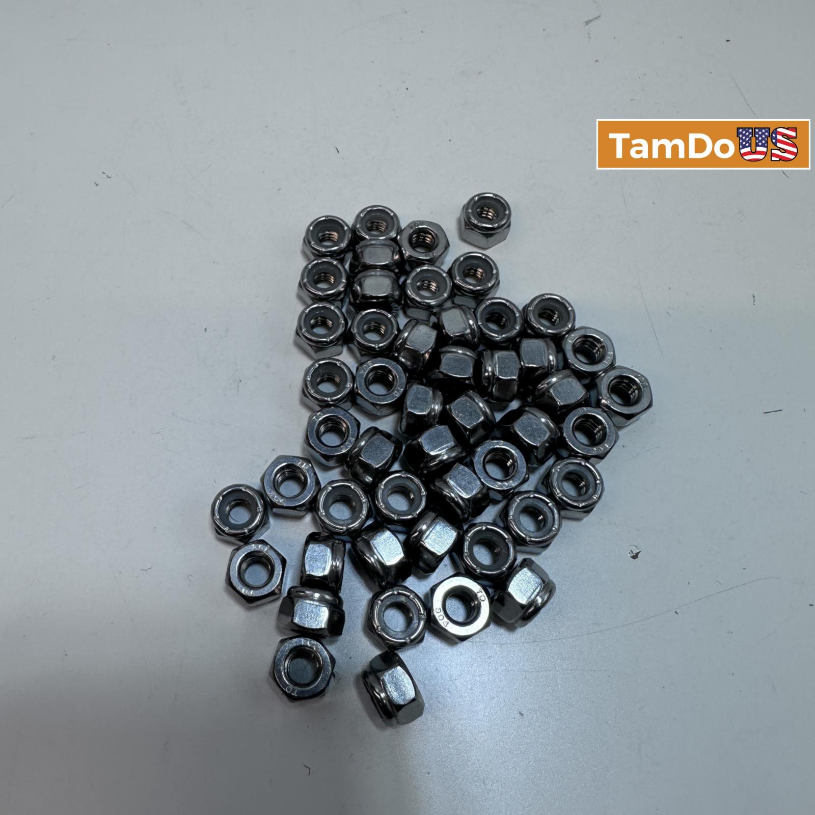 BinifiMux 1/4-20 Nylon Lock Nuts 304 Stainless Steel (Qty: 49) - Photo 5