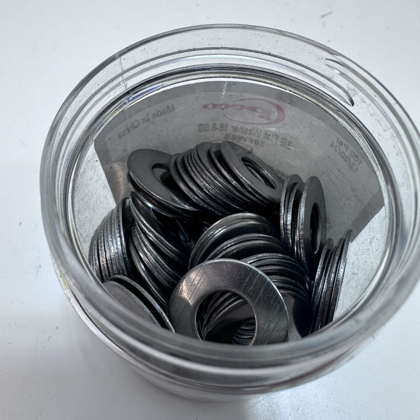 Peco 3/8" Flat Washers 100 Pack - Photo 2