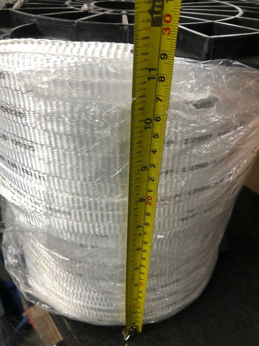 Pull Line Measuring; Polyester; Strength: 1250 lb.; 1/2 in. W; 3000 ft - Photo 1