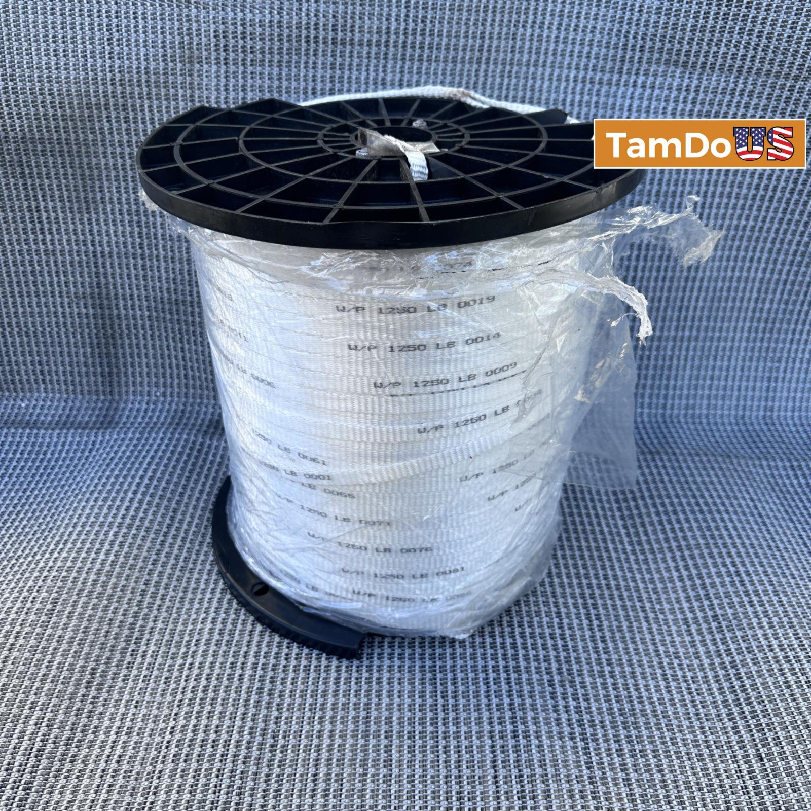 Pull Line Measuring; Polyester; Strength: 1250 lb.; 1/2 in. W; 3000 ft - Photo 7