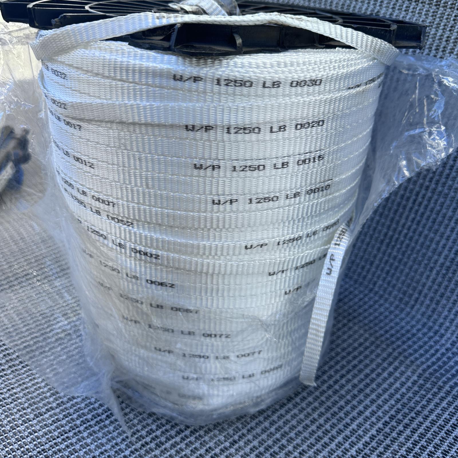 Pull Line Measuring; Polyester; Strength: 1250 lb.; 1/2 in. W; 3000 ft - Photo 3