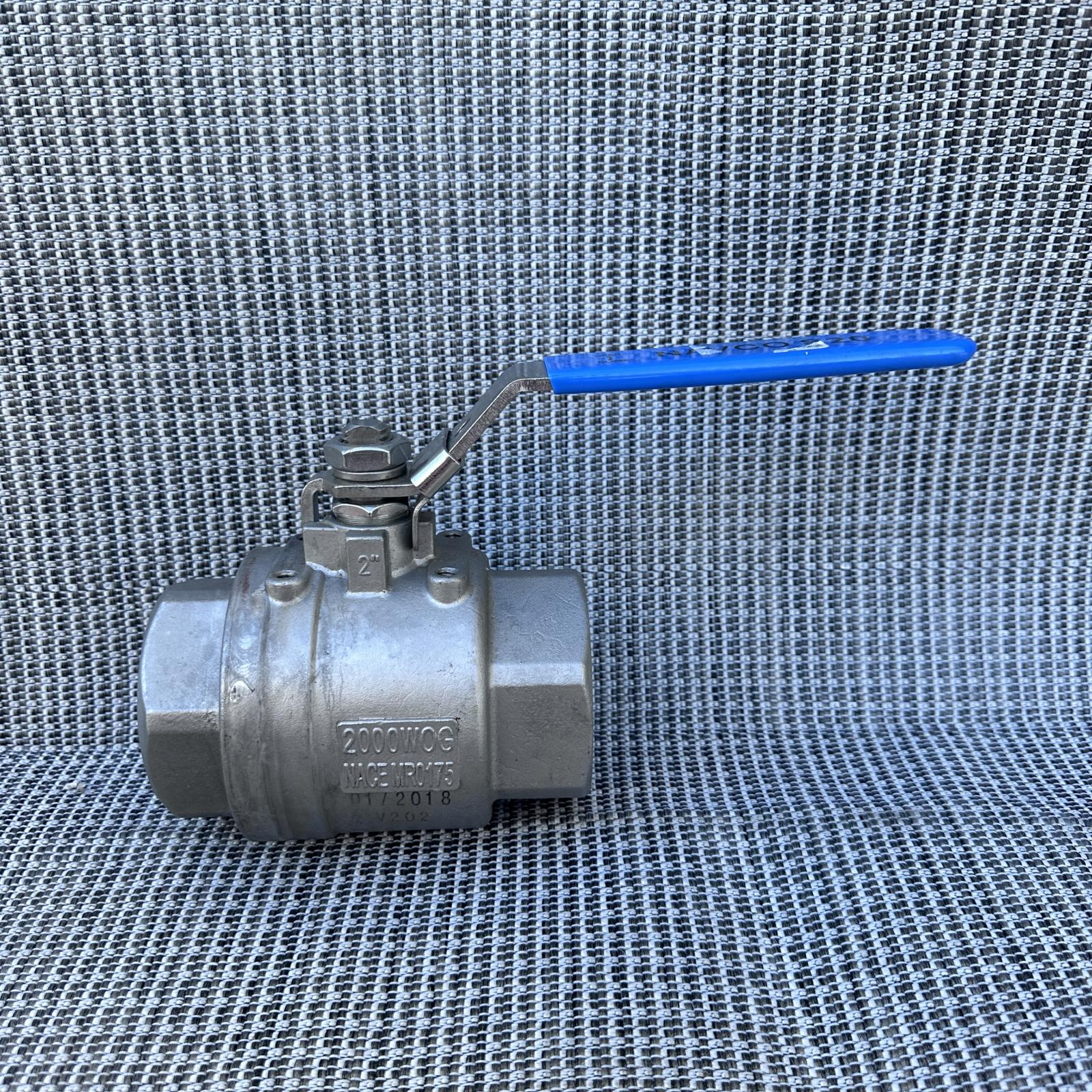 NAVCO S20 2" NACE CF8M Full Port Stainless 2000WOG Ball Valve - Photo 4
